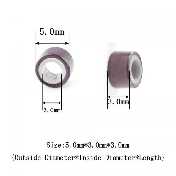 Micro Rings με σιλικόνη (100τμχ)