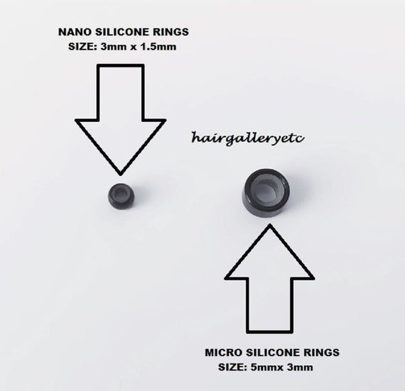 Nano Rings με σιλικόνη (100τεμ.)