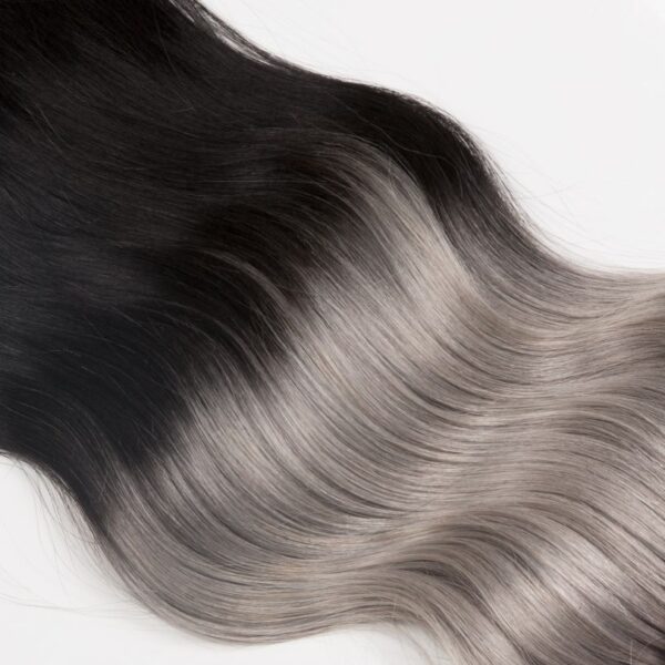 SUPER ΠΡΟΣΦΟΡΑ Όμπρε Χρώμα Hair Extension 1/SILVER#