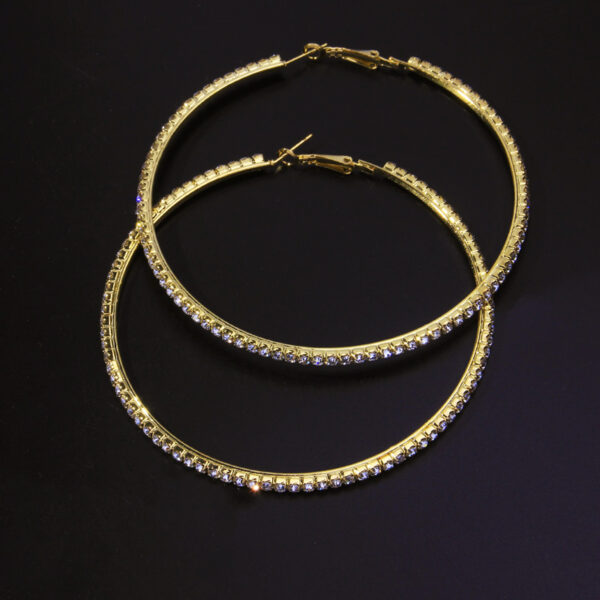 Strassy hoops (large)