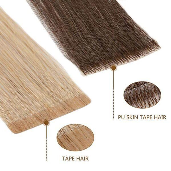 Injection Tape in Human Hair Extensions Virgin Hair 1