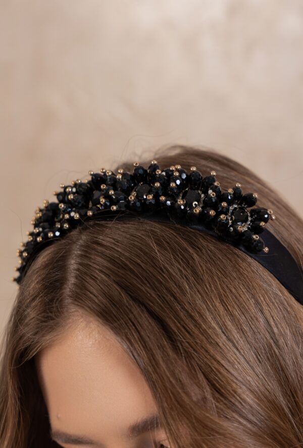 Charlotte Black Headband