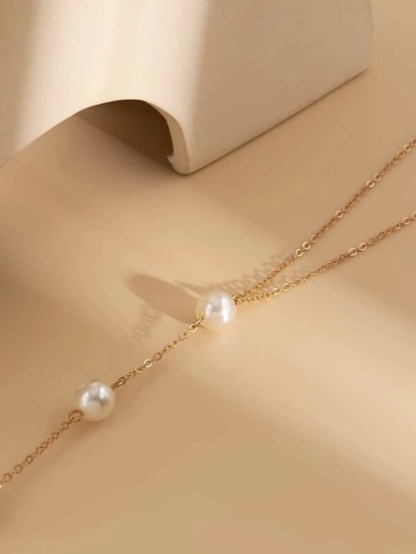 Drop Pearly necklace