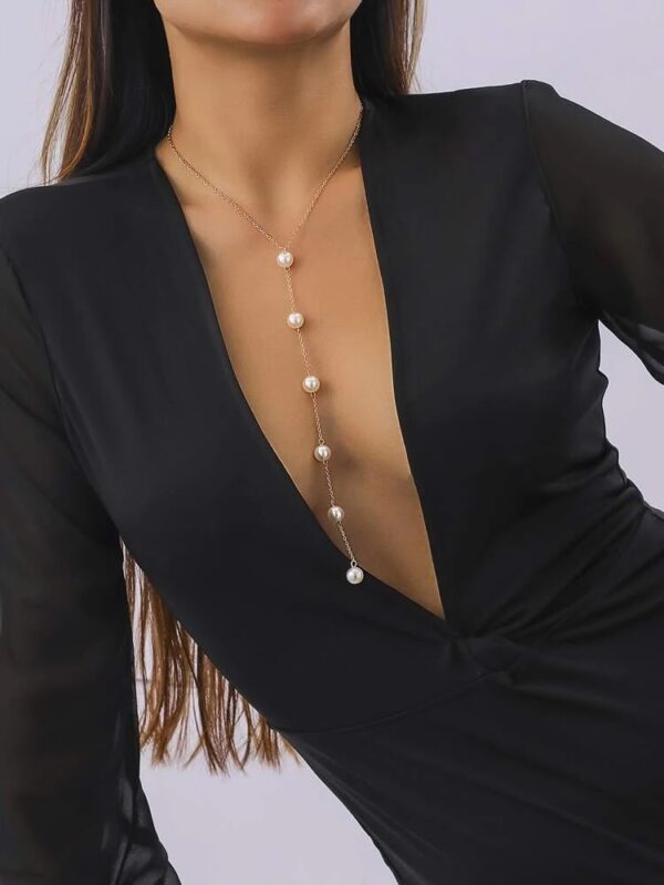 Drop Pearly necklace