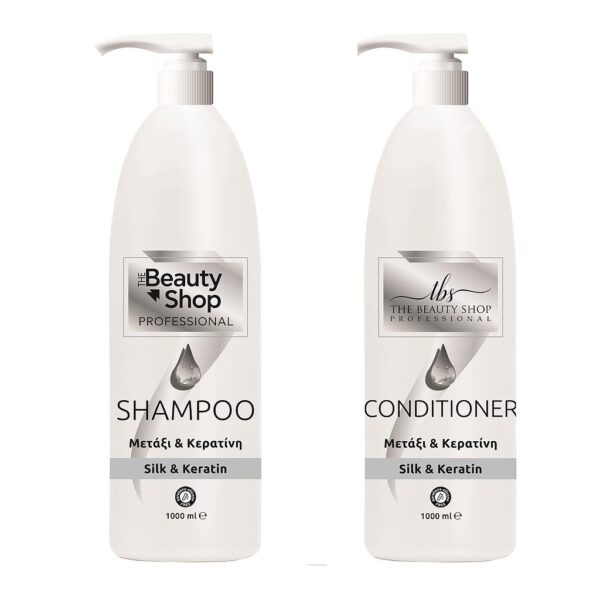 Set Shampoo & Conditioner 1000ml Silk and Keratin