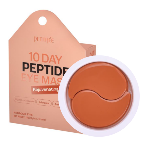 Petitfee Μάσκα Ματιών Patches 10 Day Peptide Rejuvenating (Συσκευασία 20 Τεμαχίων)