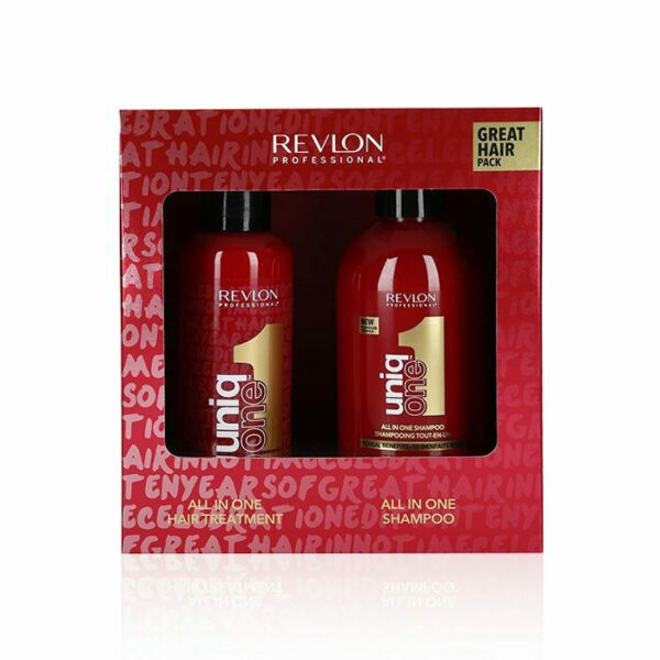 Revlon Uniq One Great Hair Σετ Περιποίησης Μαλλιών για Ισιωτική με Σαμπουάν και Μάσκα 2τμχ