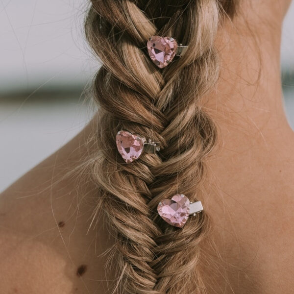 Lovin Pink Hair Clips (4pcs)