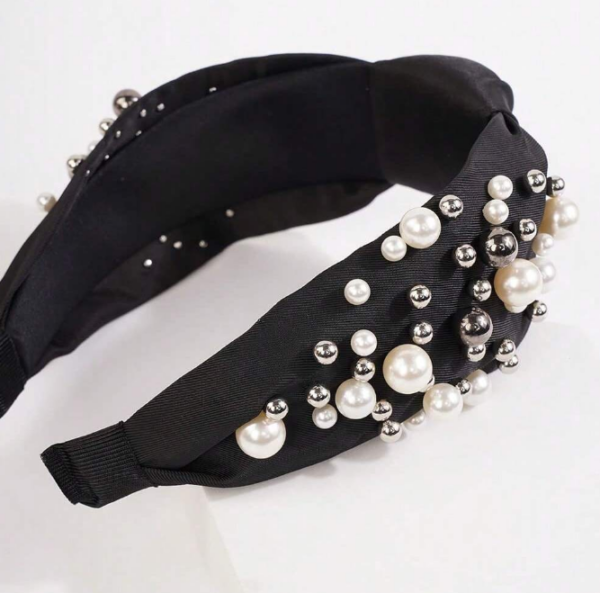 Azalea Black Headband
