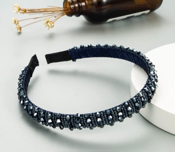 Miriam Headband Metallic Blue