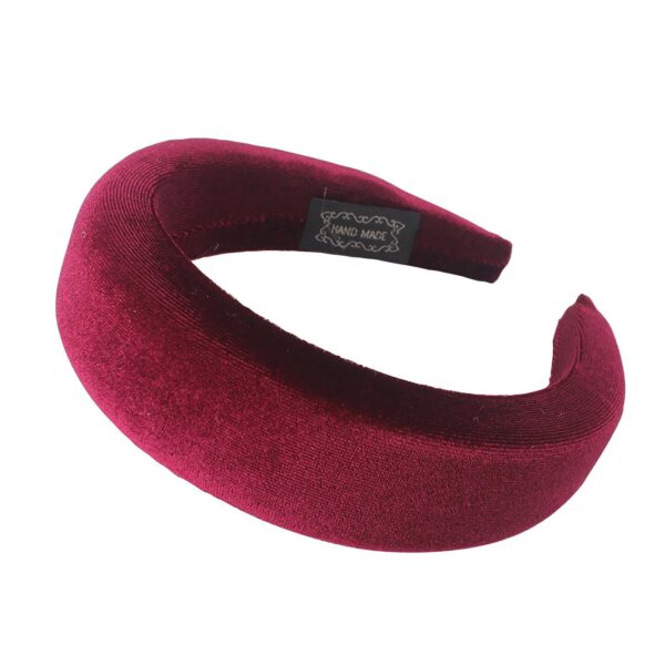 Velvet Paddy Headband (Cherry Red)